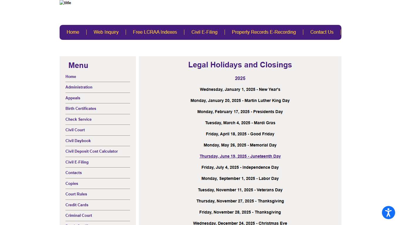 Caddo Parish Clerk of Court